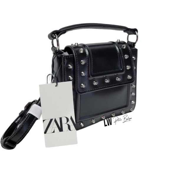 Zara Handbags - Zara Studded Mini City Bag